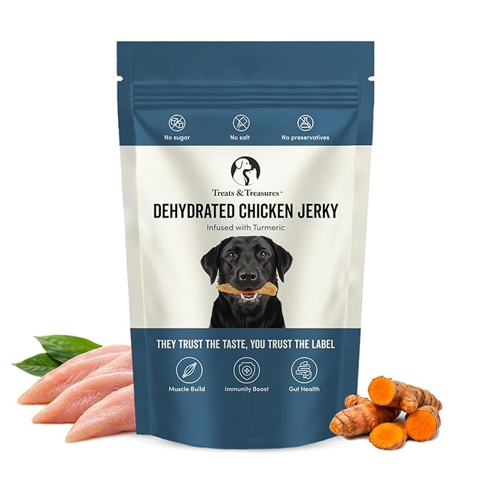 Dehydrated Chicken Jerky Dog Treats 75g
