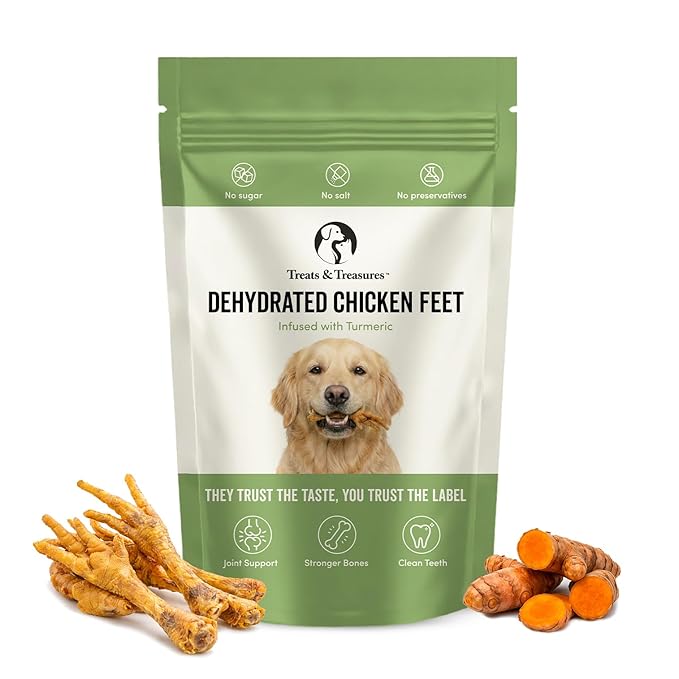 Dehydrated Chicken Feet Dog Treats 90g